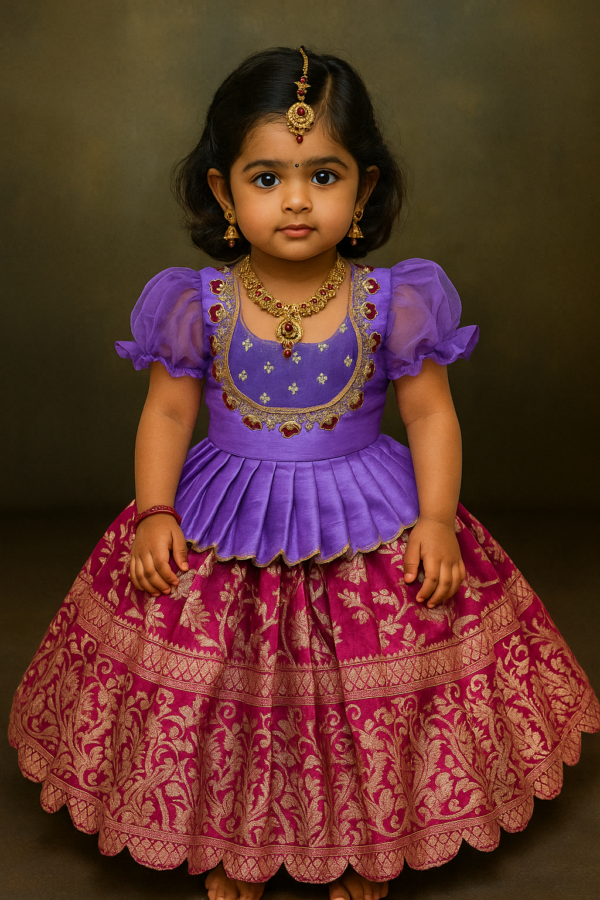 Banaras Pink Frock