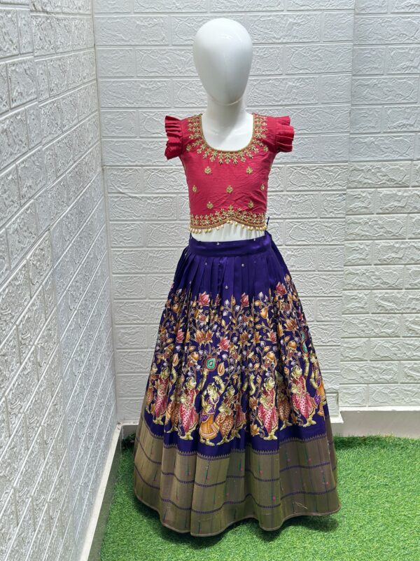 Pure Russian Kalamkari Purple