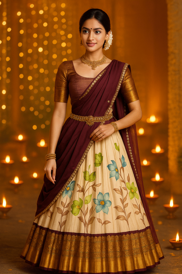 Benaras Tissue Halfsaree