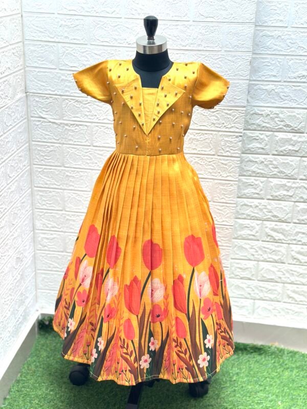 Yellow Tulips Frock