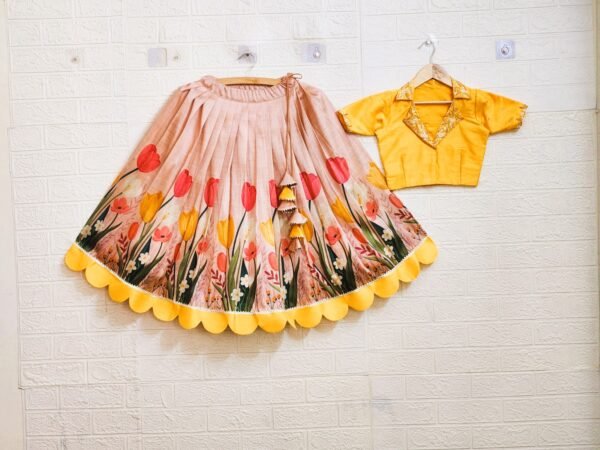 Tulips Tussar Croptop