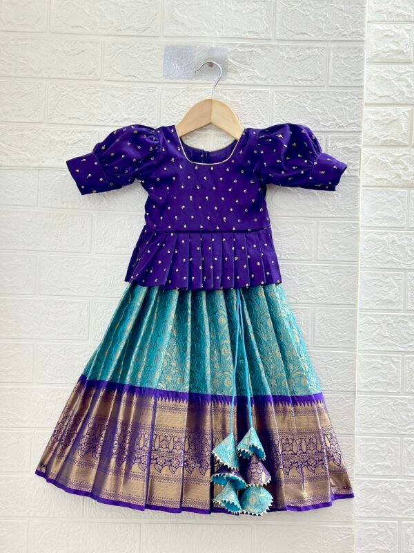 Sky blue and Dark blue