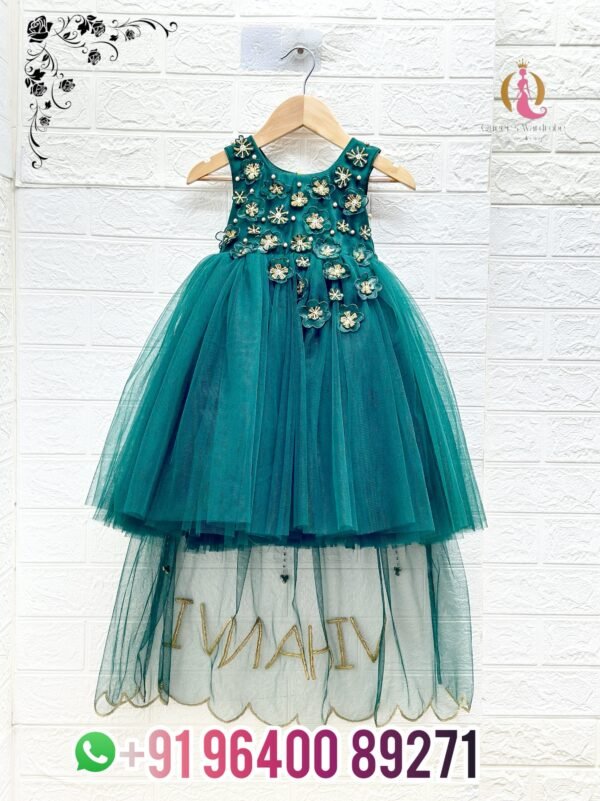 Green Netted frock