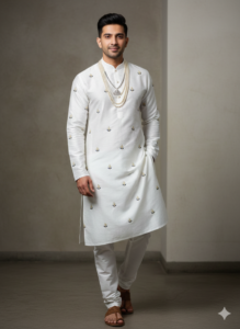 white-maggam-work-kurtha