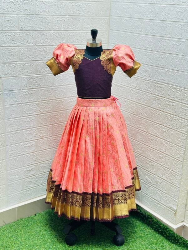 Peach and Brown Gadwal