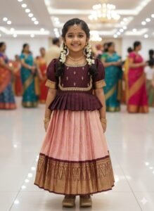 peach-and-brown-lehanga-blouse