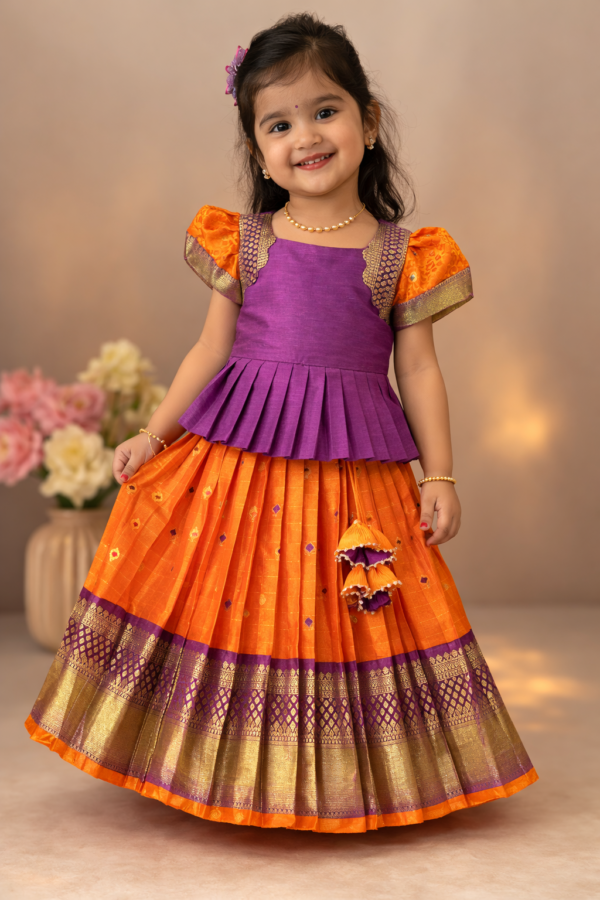 Orange & Purple Gadwal