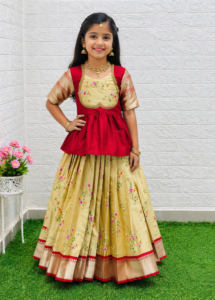 tissue-lehenga-blouse