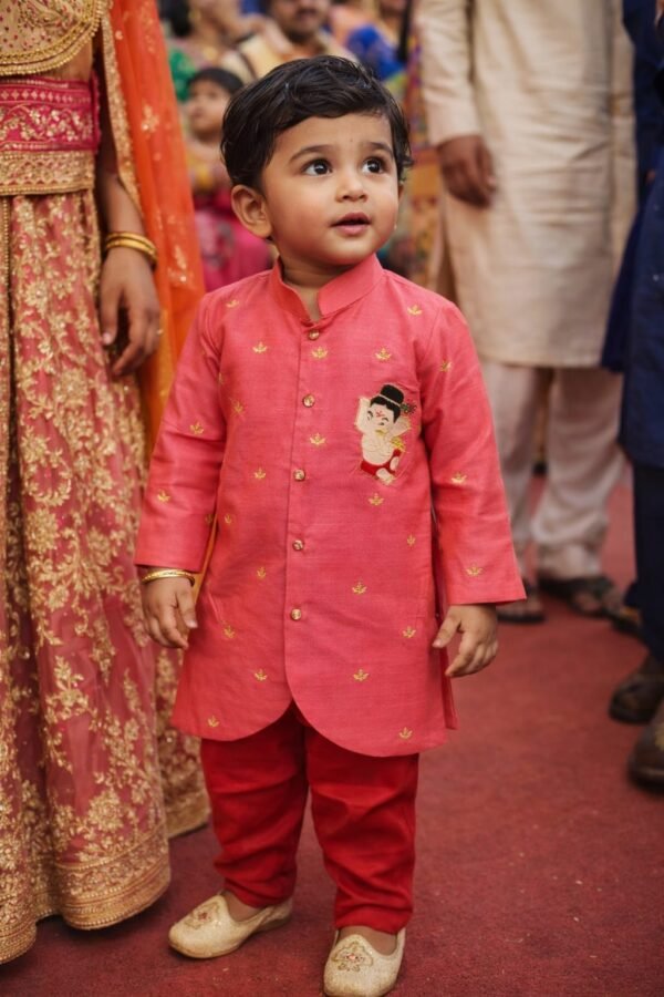 Ganesh Theme Kurta Set