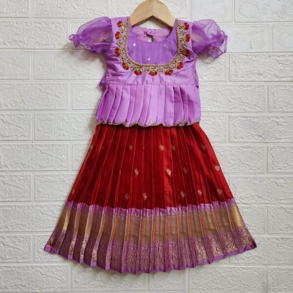 Beneras Red Frock With Blouse
