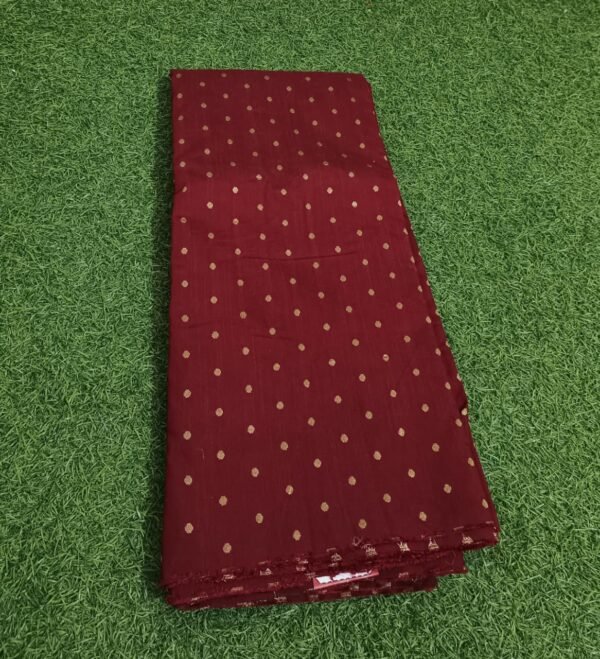 Maroon Shade Slub Cotton