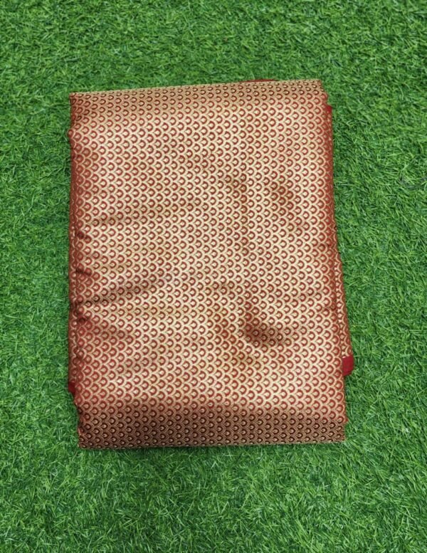 Dark Red Beneras Brocade Fabric
