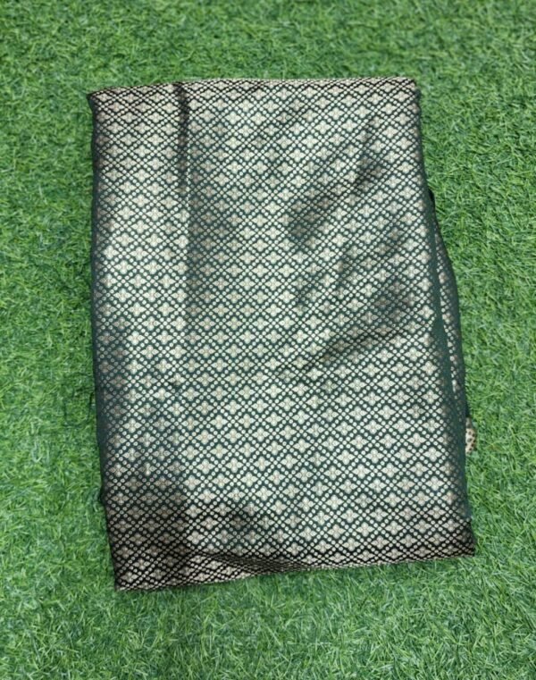 Dark Green Beneras Brocade Fabric