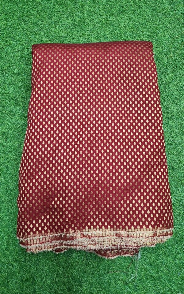 Maroon Beneras Butties Fabric