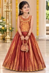 silk-tissue-frock-with-designer-yoke-detailing