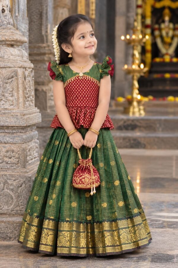 Benaras Lehenga with Designer Blouse